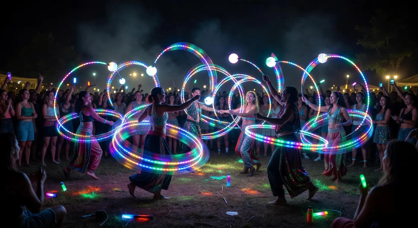 Festival flow arts performance