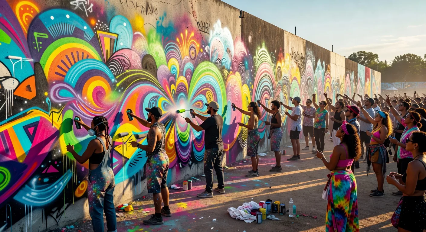 Live Art Wall