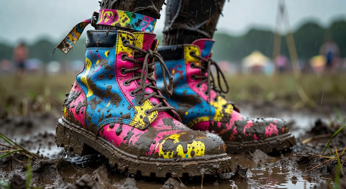 Festival muddy boots — a badge of honour at GRVF