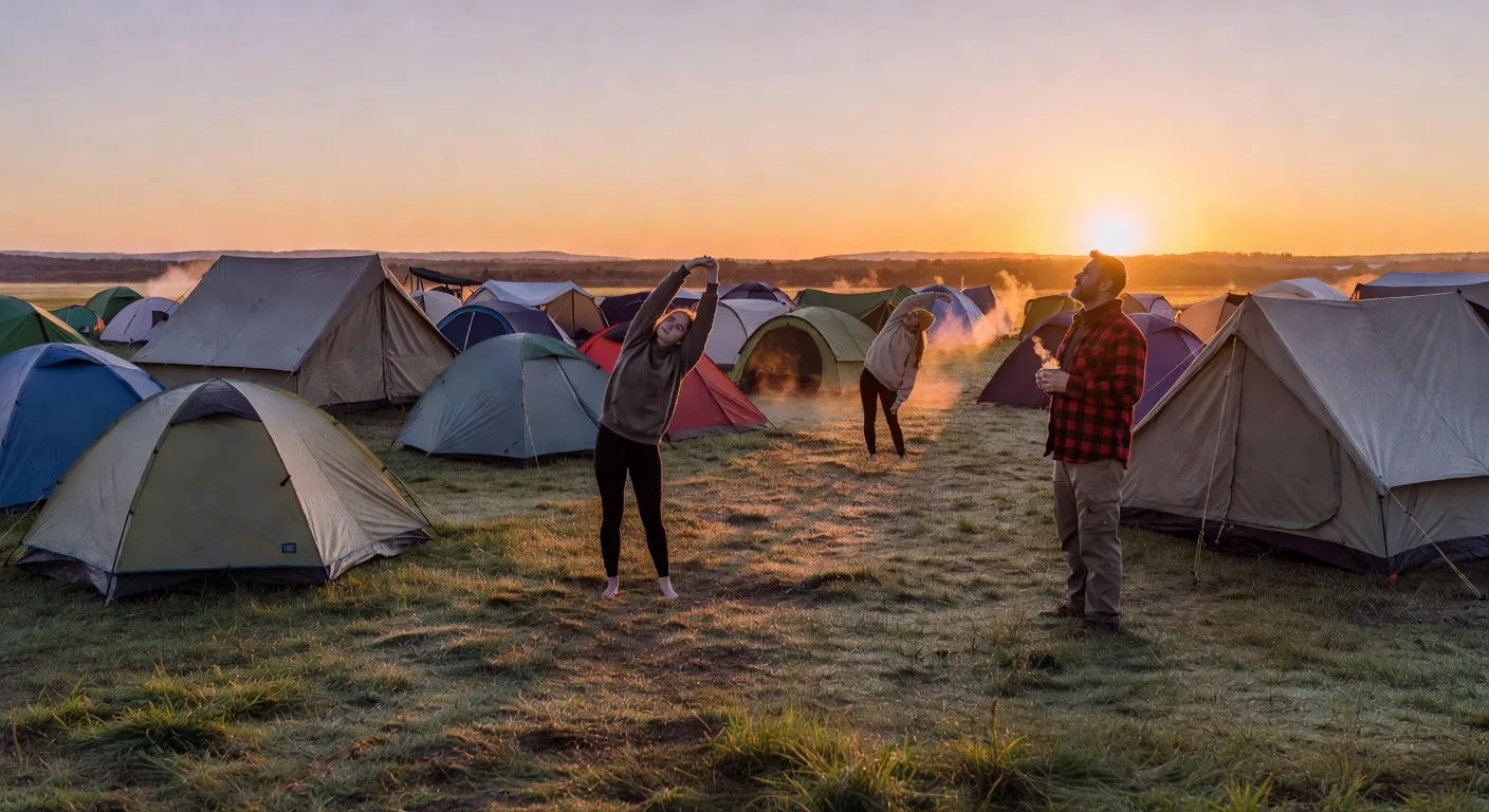 Festival Sunrise Campsite